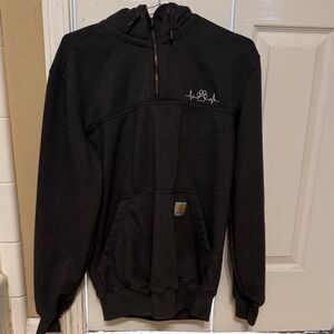 Carhartt Women's gray Zip-Up hoodie